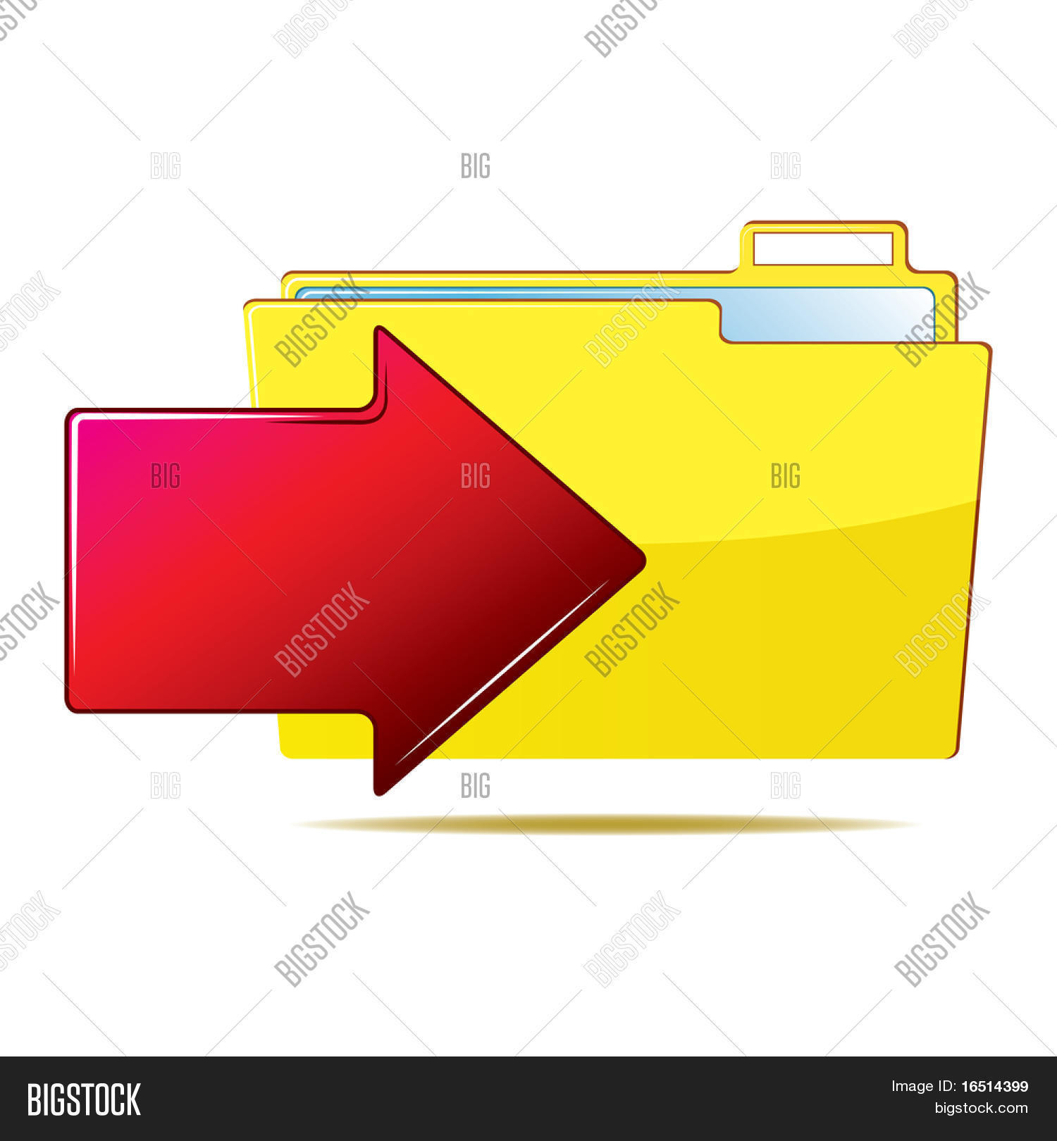 Arrow Folder Image & Photo (Free Trial) Bigstock
