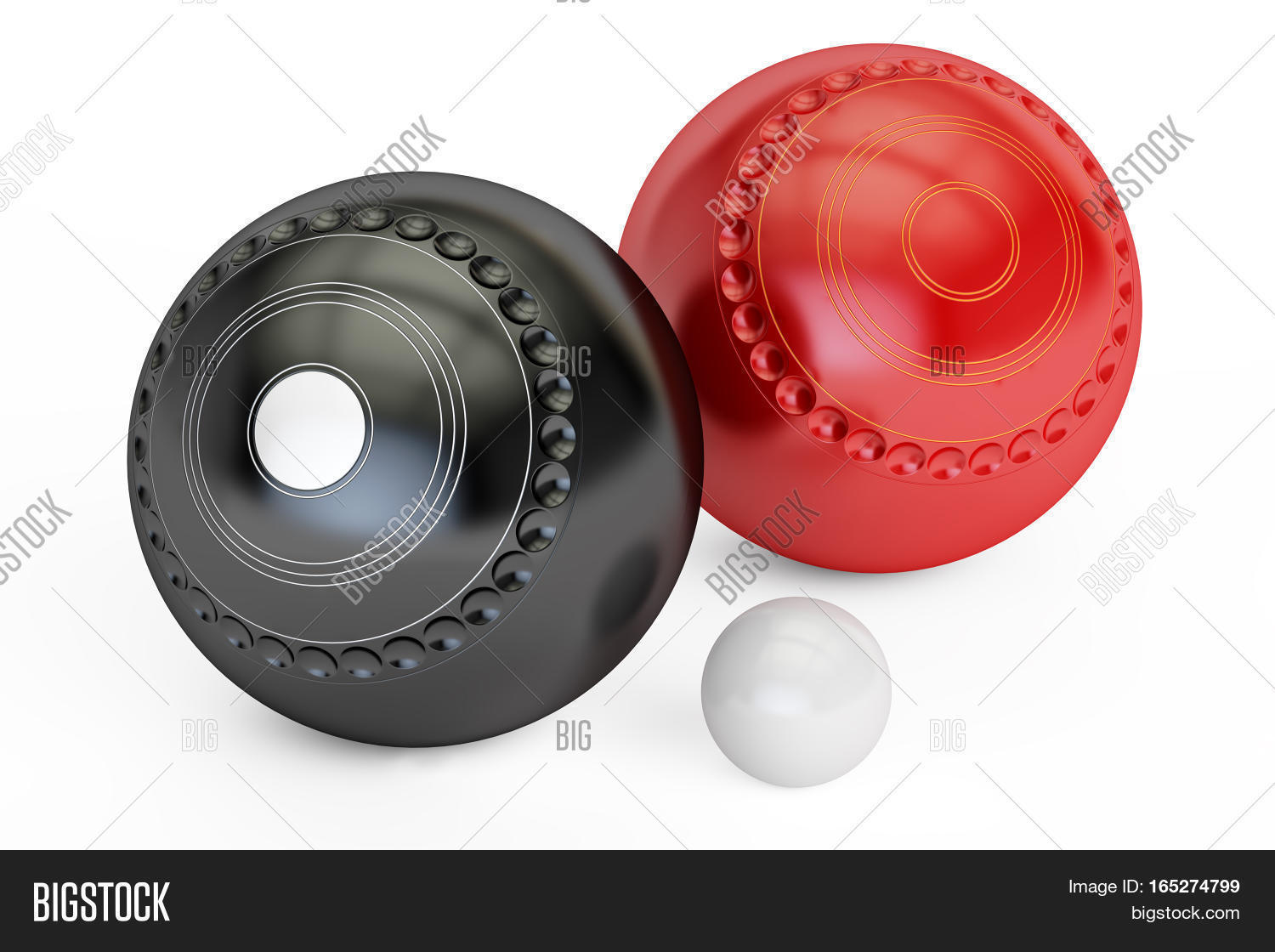Lawn Bowls Jack 3D Image & Photo (Free Trial) Bigstock