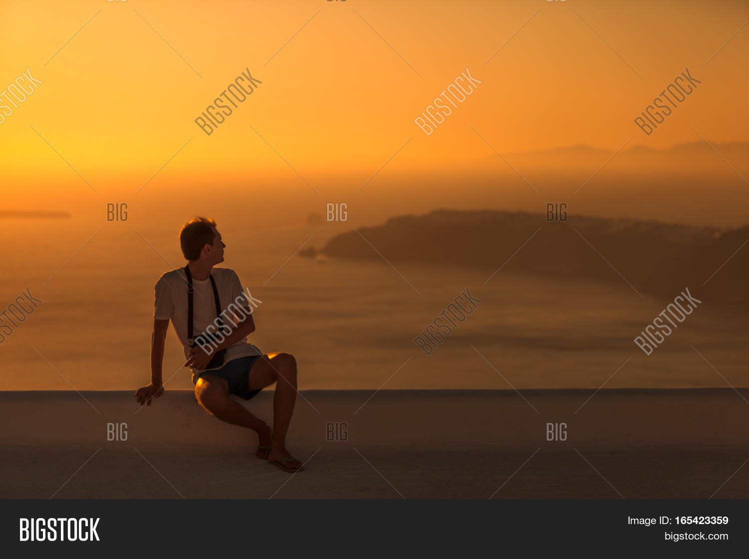 Man Sitting On Roof Image & Photo (Free Trial) Bigstock