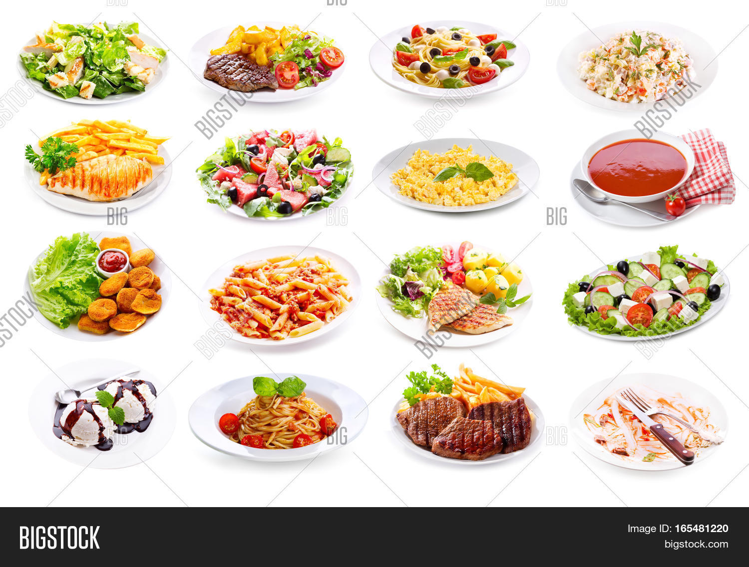 Set Various Plates Image & Photo (Free Trial) Bigstock