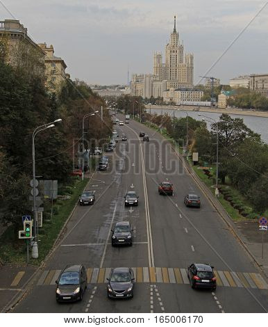 Cityscape Of Russian Capital Moscow