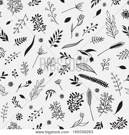 Vector Seamless Floral Pattern