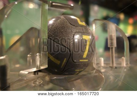 Lottery Balls During Extraction