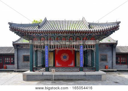Performing Stage Shenyang Imperial Palace Mukden Palace, Shenyang, Liaoning Province, China. Shenyang Imperial Palace is UNESCO world heritage site built in 400 years ago.