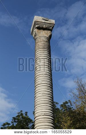 Column Of Julian In Ankara City