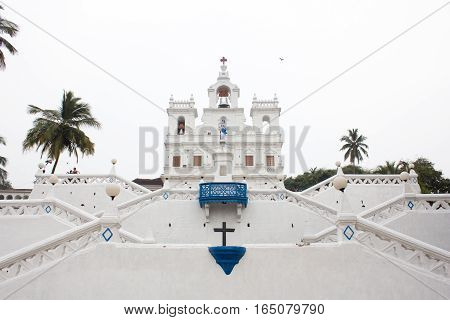 Church of Our Lady of the Immaculate Conception in Panaji goa india