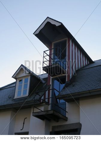 Old Dutch Buildings In Valkenburg