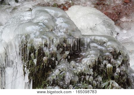 The Frozen Waterfall - Conca Della Campania