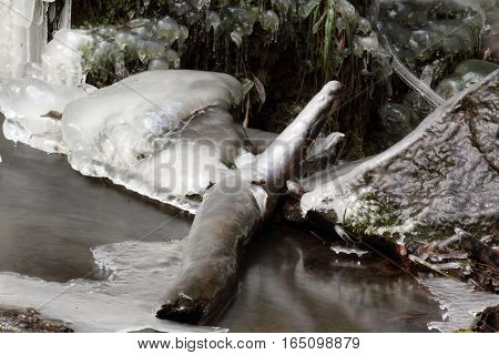 The Frozen Waterfall - Conca Della Campania