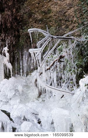The Frozen Waterfall - Conca Della Campania