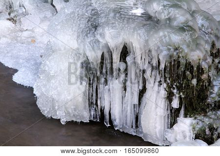 The frozen waterfall - Conca della Campania