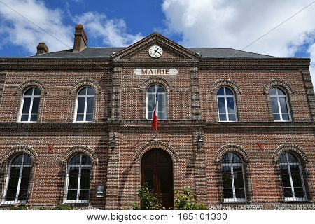 Sahurs France - june 22 2016 : the city hall