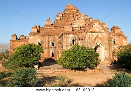 Dhammayangyi temple at the archaeological site of Bagan on Myanmar