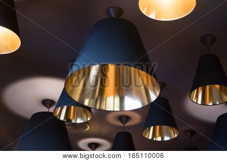 Chandeliers beautiful lights on the ceiling illumination