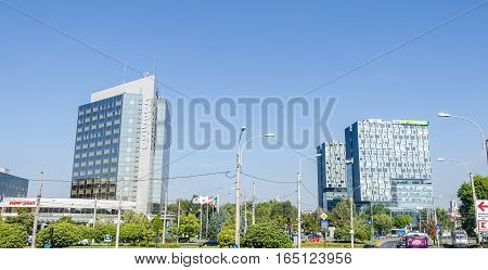 Bucharest, Romania - September 19, 2015. The Square 