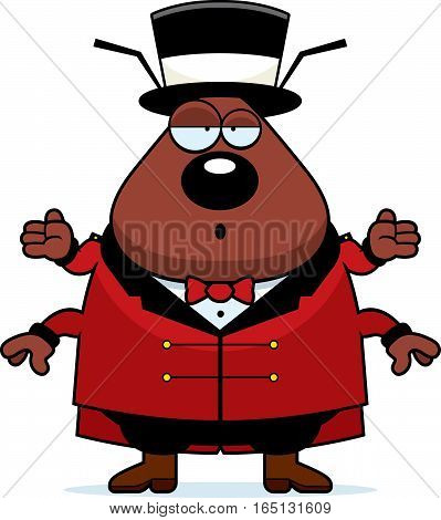 Cartoon Flea Circus Shrug
