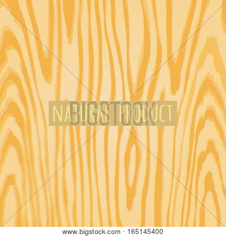 Texture of the wood grain. Background image stock vector illustration.
