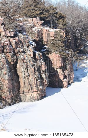 Rock formation at Palisades State Park Garretson, SD