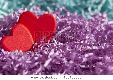 Background or greeting card for the Valentine's Day. Bright colors.