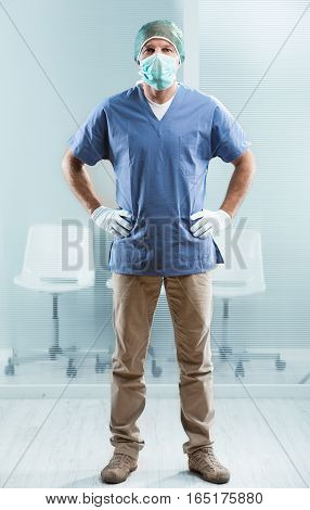 Male Nurse Attending To Your Problem And Listening About Your Needs And Demands