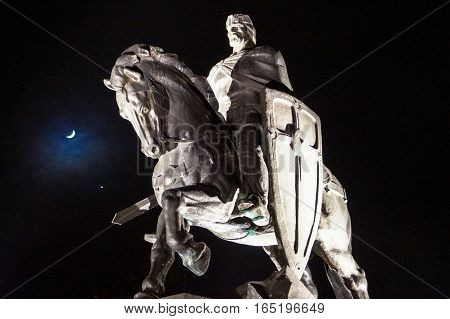 the monument to the outstanding scientist of Ukraine Danylo Galitsky
