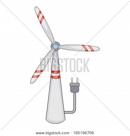 Windmill icon. Cartoon illustration of windmill vector icon for web