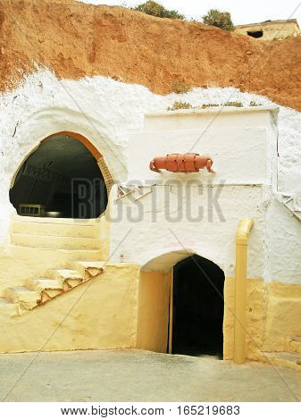 Tunisia - May 01, 2008: Decoration from film 
