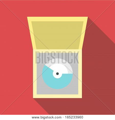 CD icon. Flat illustration of cd vector icon for web