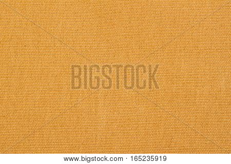 Abstract yellow Canvas texture for background close-up