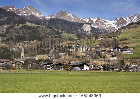 Ski Resort Town Matrei In Osttirol, Austria