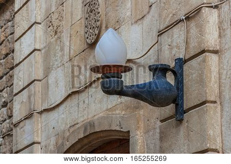 Panoramic View Of Baku Old Town.