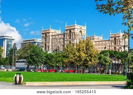 Panoramic View Of Baku - The Capital Of Azerbaijan