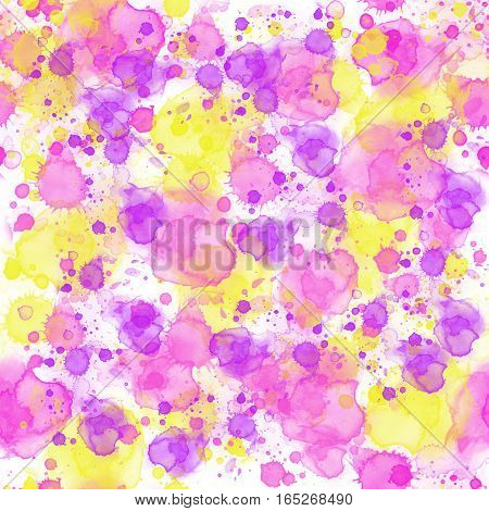 Watercolor seamless pattern.  Watercolor  illustration