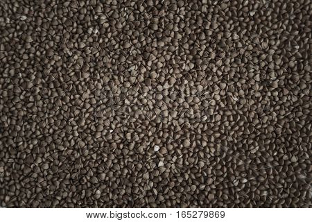 Background from buckwheat. Healthy eating for breakfast