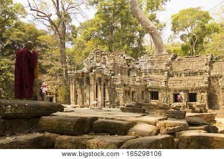 Temple of Angkor Wat. Siem Reap. Khmer civilization. Travel photos from Cambodia