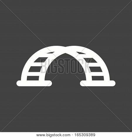 Monkey bars, exercise, playground icon vector image. Can also be used for town.