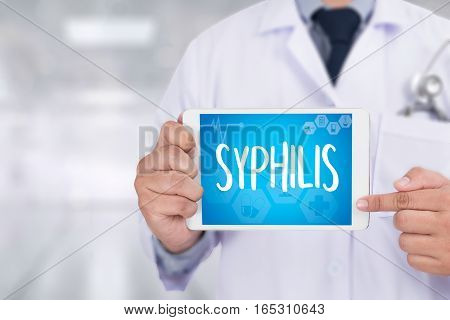 Syphilis Blood For Syphilis Test , Syphilis - Printed Diagnosis  , Syphilitic Ulcers Ulcus Durum , S