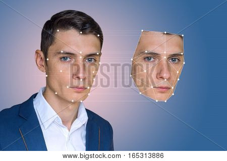 Biometric Verification. Face Recognition On Polygonal Grid