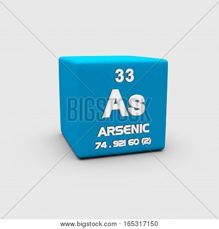 Arsenic is a chemical element with symbol As and atomic number 33.