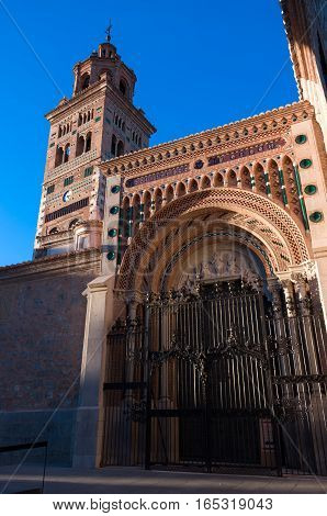 Mudejar Cathedral Of Santa Maria De Mediavilla (13Th Century), Teruel. Aragon, Spain