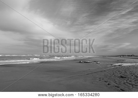 the beach of the Touquet , PAS-DE-Calais, hauts de France , France