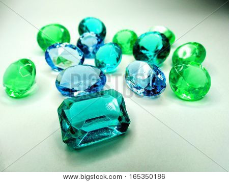 gem stones sapphire aquamarine diamonds jewel group