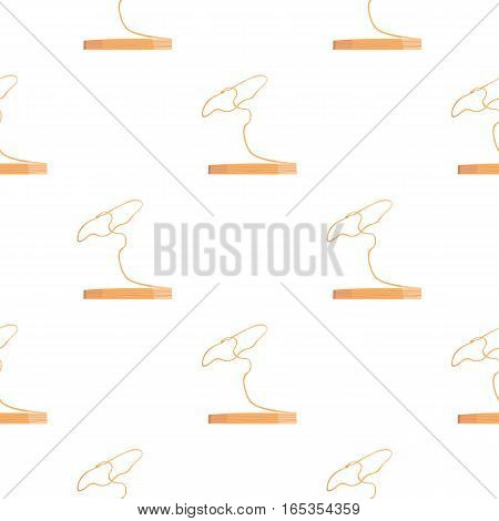 Lasso icon cartoon. Singe western icon from the wild west cartoon. - stock vector