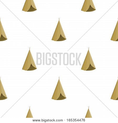 Wigwam icon cartoon. Singe western icon from the wild west cartoon. - stock vector