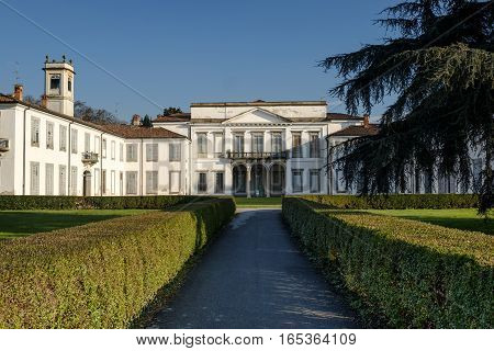 Monza (Brianza Lombardy Italy): exterior of Villa Mirabello historic palace built in 17th century
