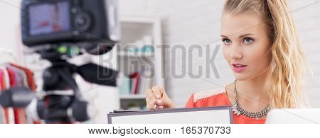 Woman And Video Journal