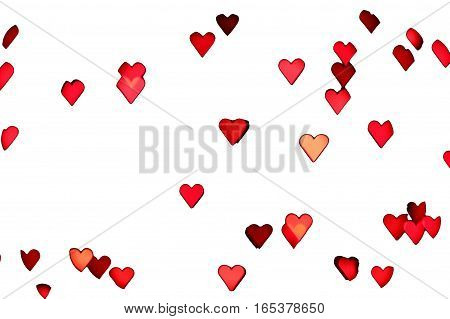 clipping path bokeh effect saint valentine's day hearts