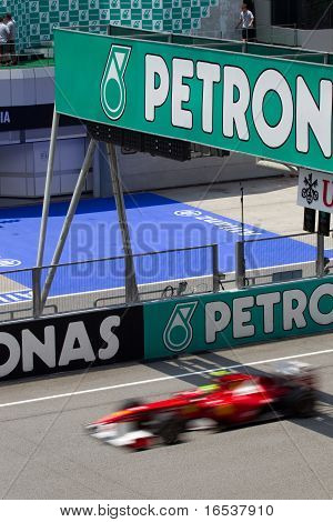 Felipe Massa předávání hlavní pódium