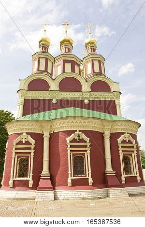 Moscow Archangel Michael church in region Troparevo.