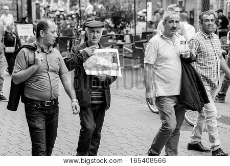 Freedom For Abdullah Ocalan Protest On Strasbourg Street